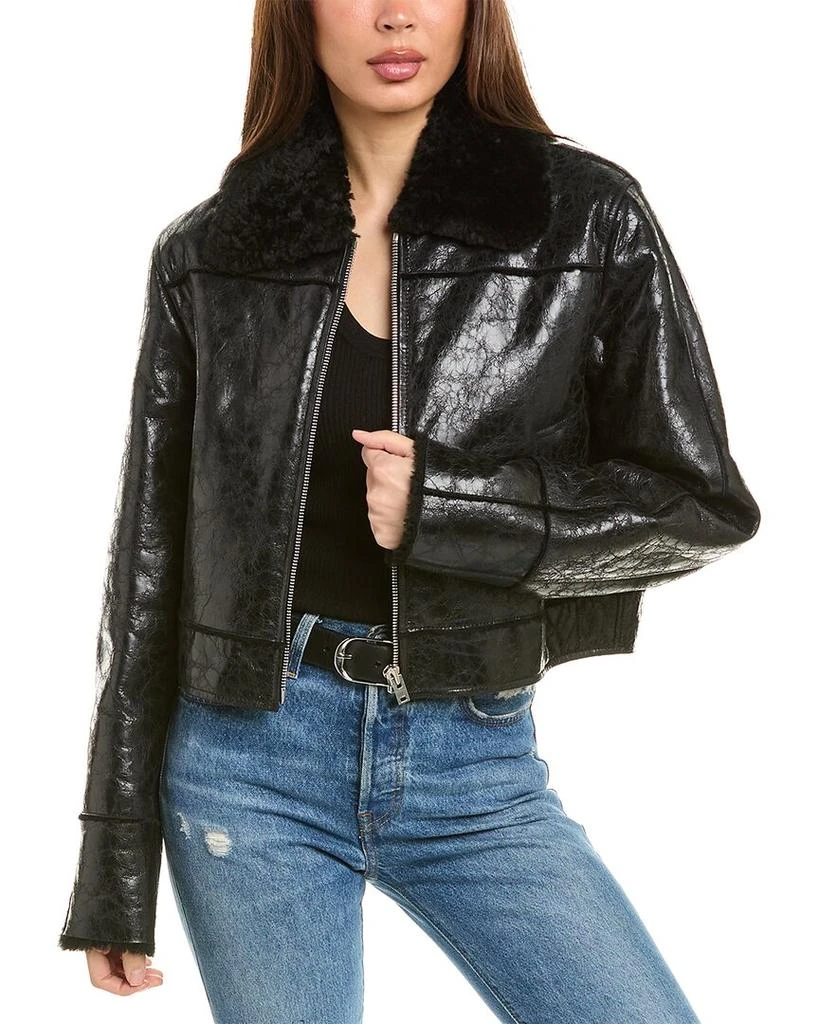 IRO Miram Shearling Jacket 1