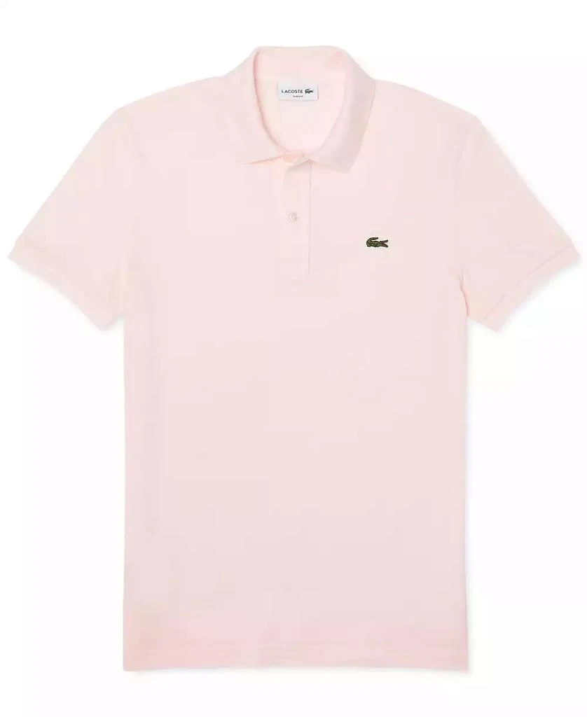 Lacoste Men's Slim Fit Short Sleeve Ribbed Polo Shirt 4