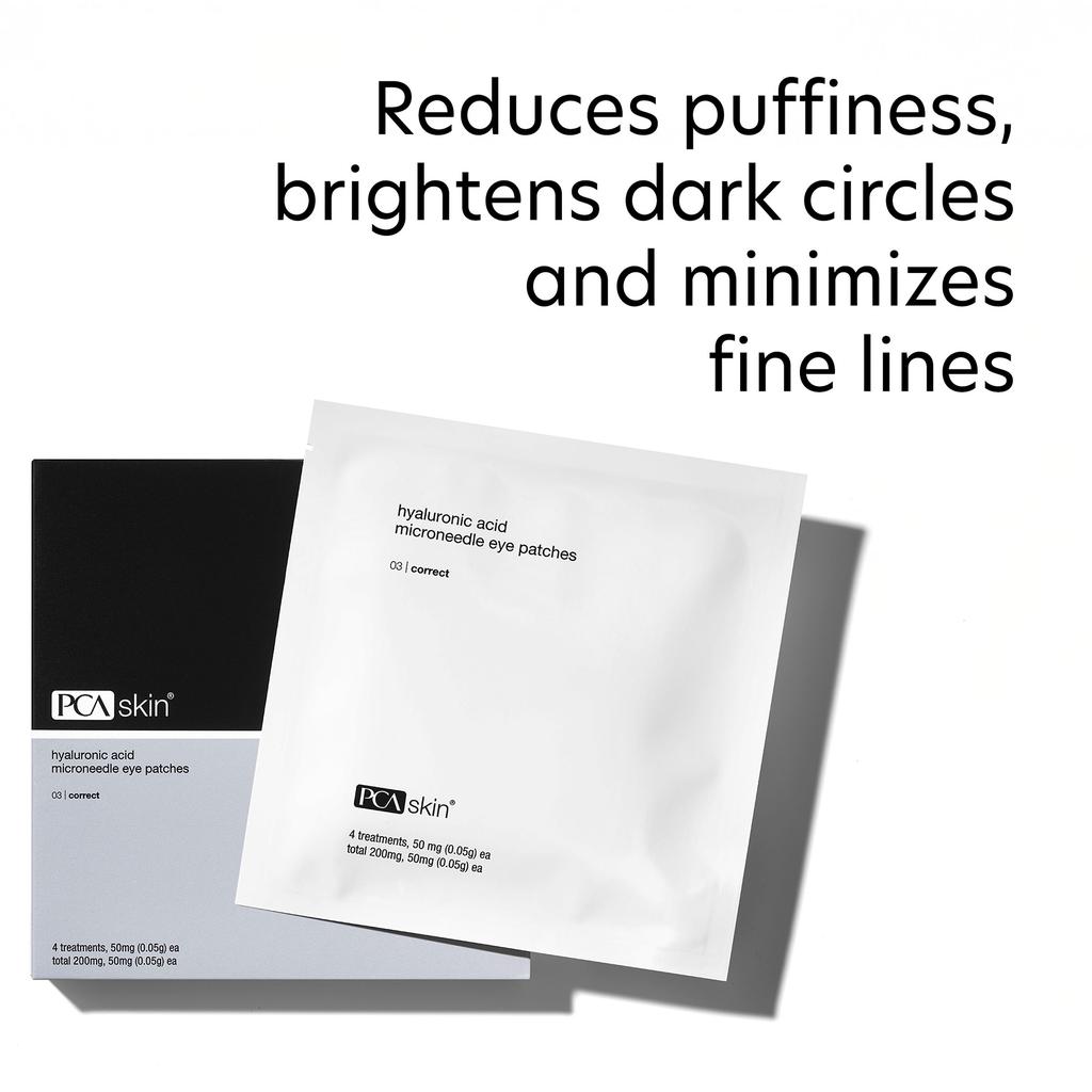 PCA SKIN PCA Skin Hyaluronic Acid Microneedle Eye Patches- 4pack