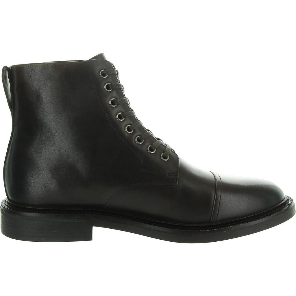 Vibram Mens Lace-Up Leather Combat & Lace-Up Boots