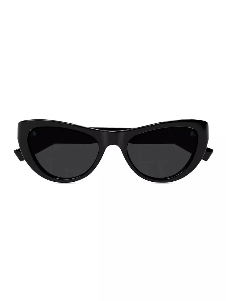 Yves Saint Laurent Script 53MM Cat-Eye Sunglasses 2