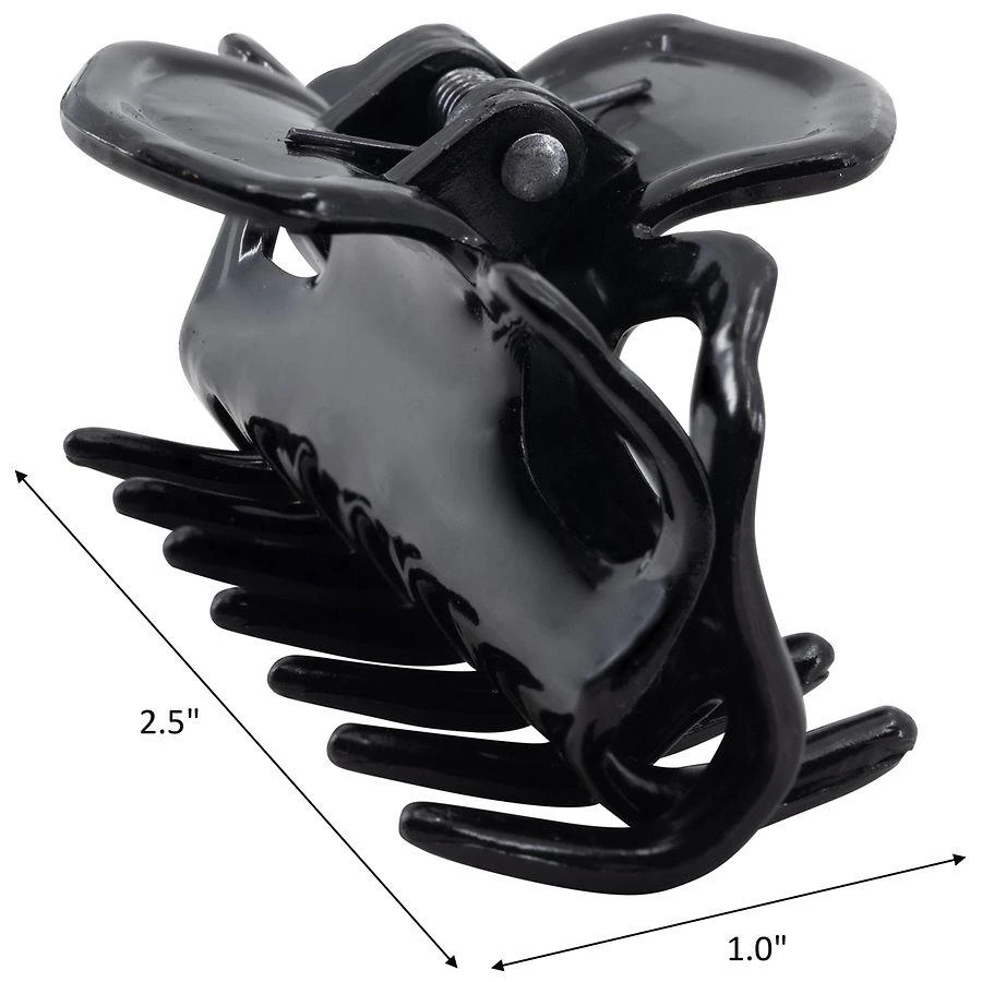 Scunci Double-Loop Small Claw/Jaw Clips 4