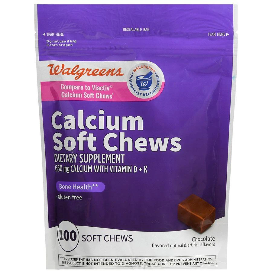 Walgreens Calcium Soft Chews Chocolate 2