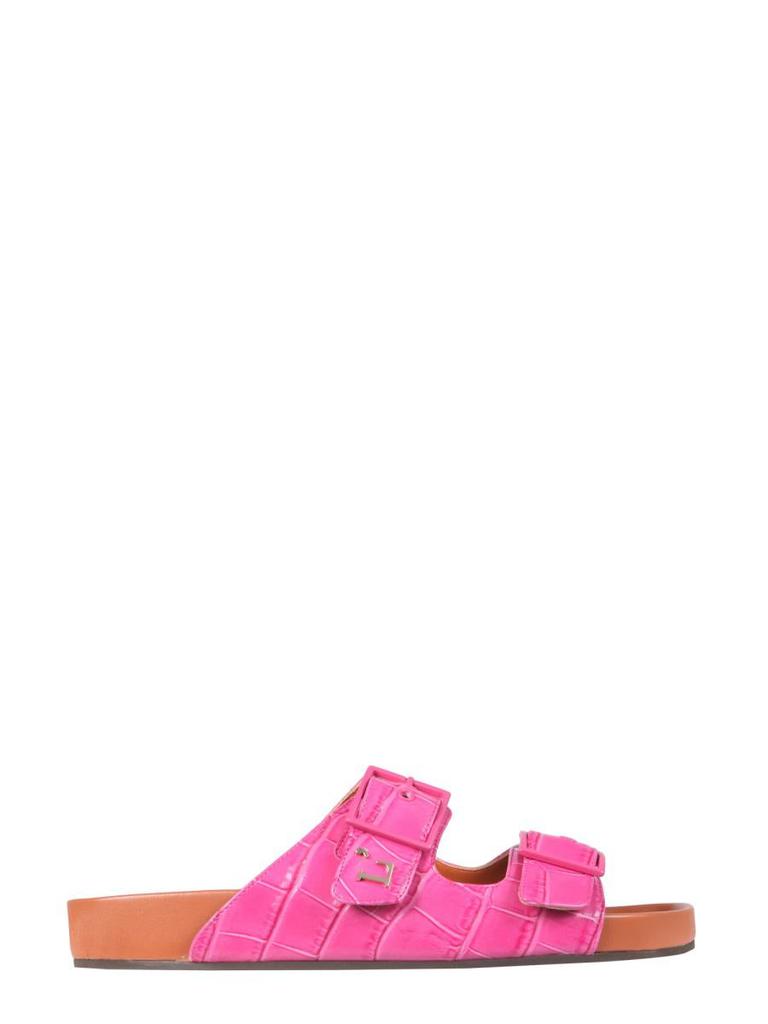 L'AUTRE CHOSE L'Autre Chose Sandals With Coconut Print Leather