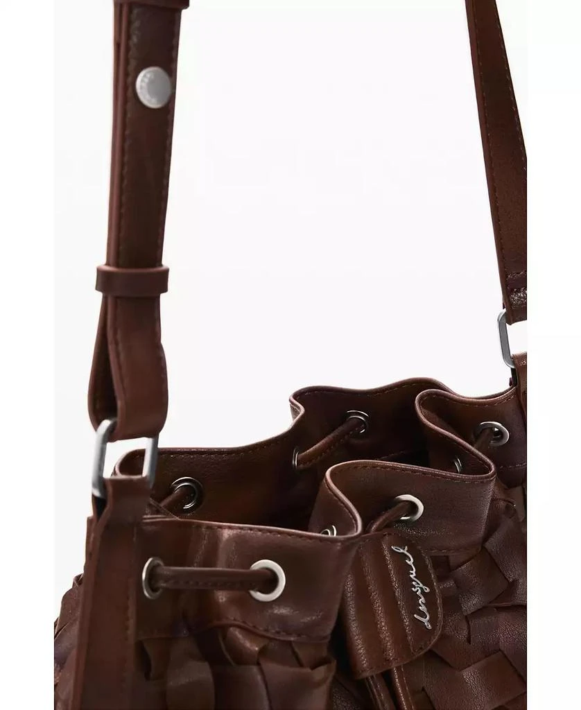 Desigual Women
s Medium braided drawstring backpack 5