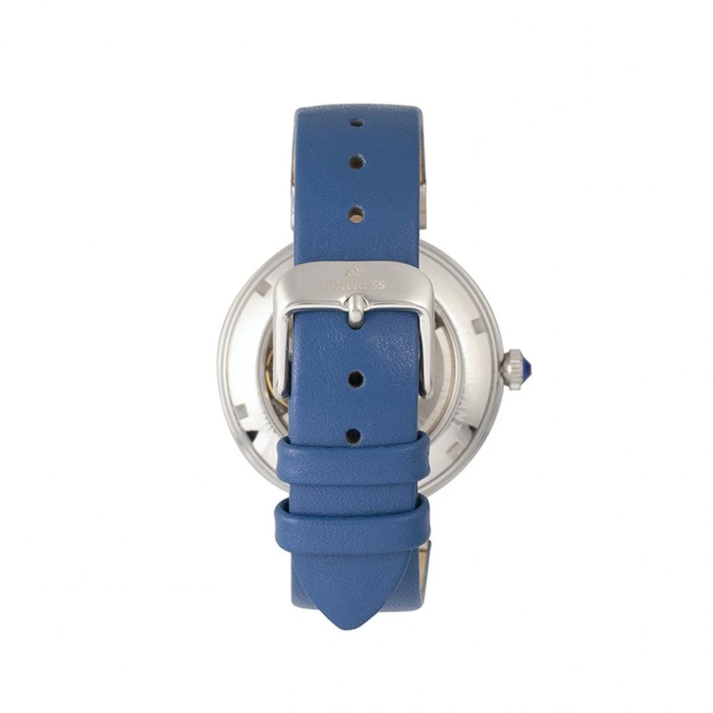 Empress Adelaide Automatic Skeleton Leather-Band Watch 2