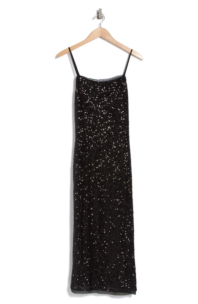 Know One Cares Sequin Bodycon Midi Dress 3