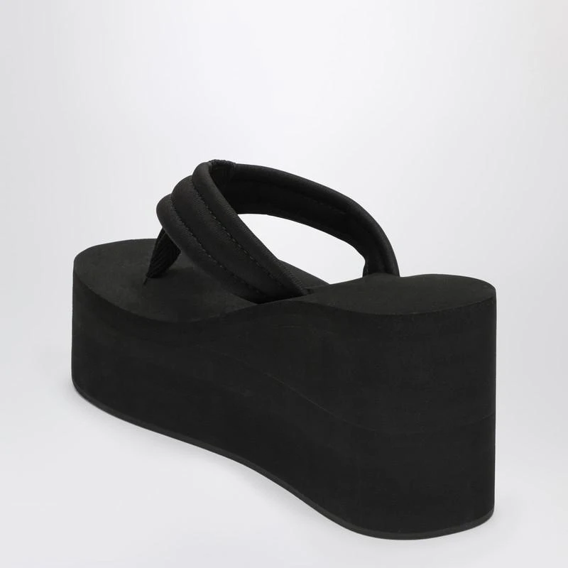 COPERNI Black wedge sandal with logo 4
