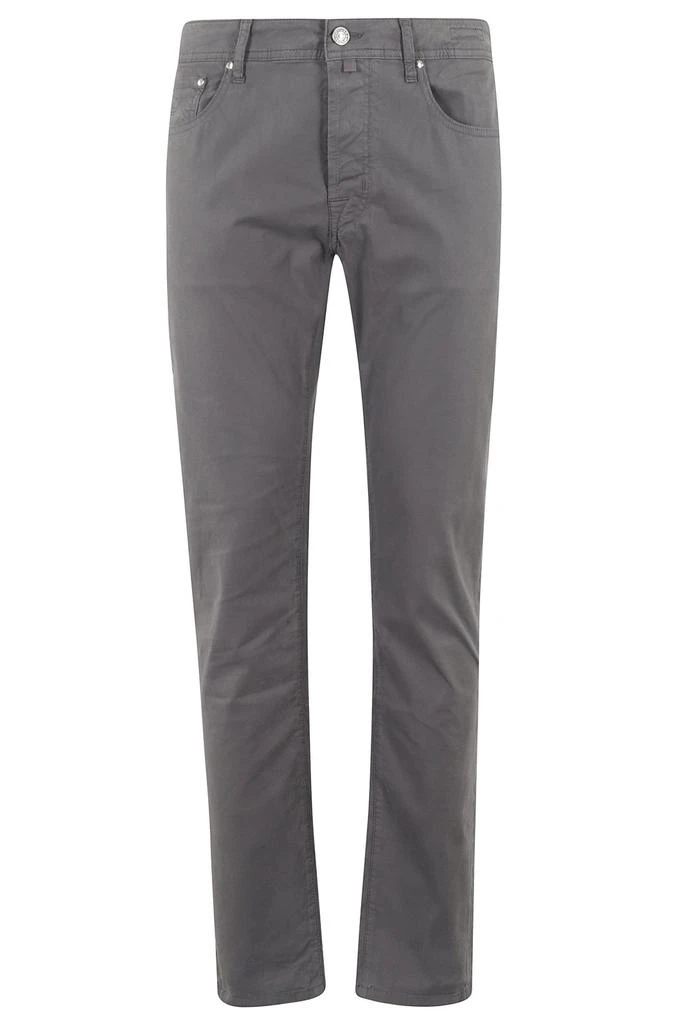 JACOB COHEN Jacob Cohen Bard Logo Patch Straight-Leg Trousers 1