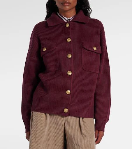 Brunello Cucinelli Wool, cashmere, and silk cardigan 6