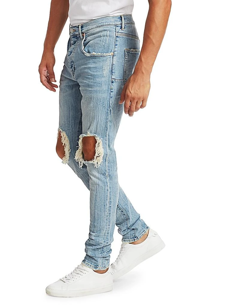 Purple Brand P002 Repair Drop-Fit Skinny Jeans 4
