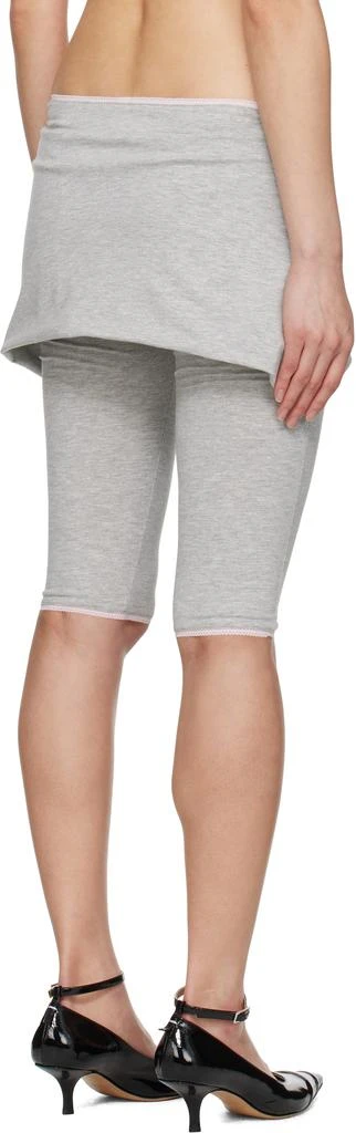 Ashley Williams Gray Nappy Pin Shorts 3