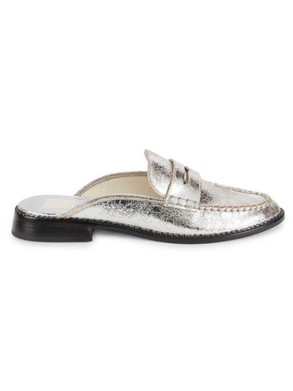 Dolce Vita Havan Metallic Leather Mules 1