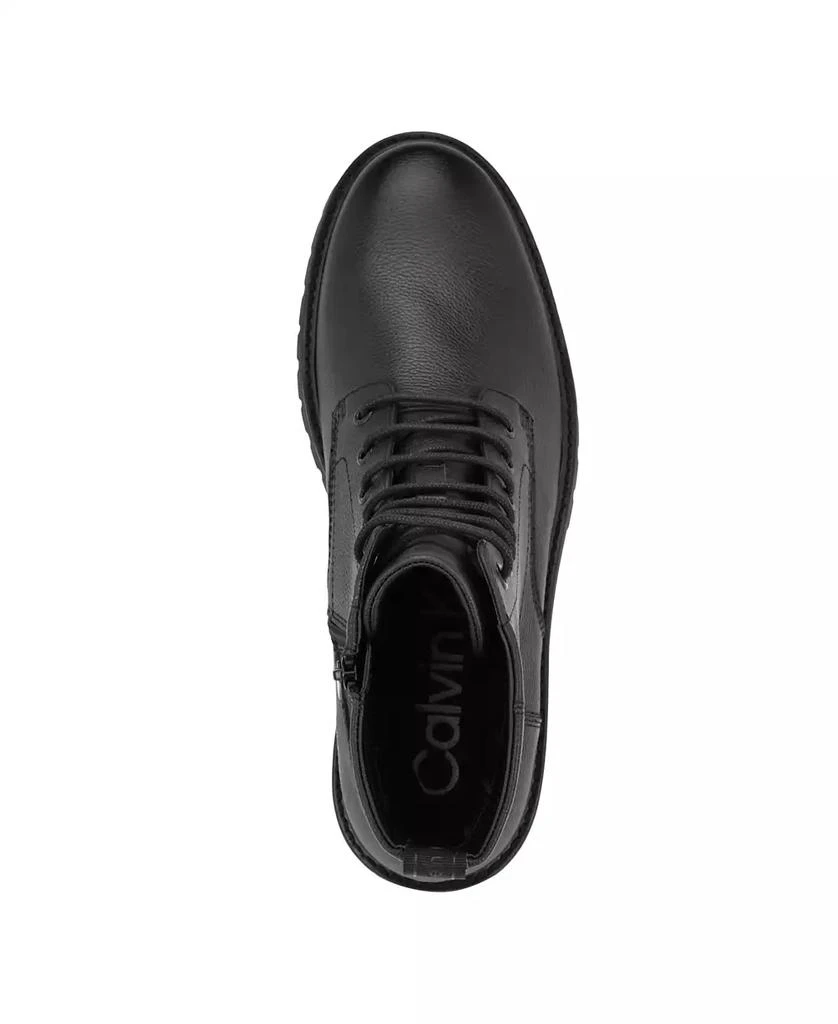 Calvin Klein Men's Lealin Lace-Up Lug Sole Boots 4