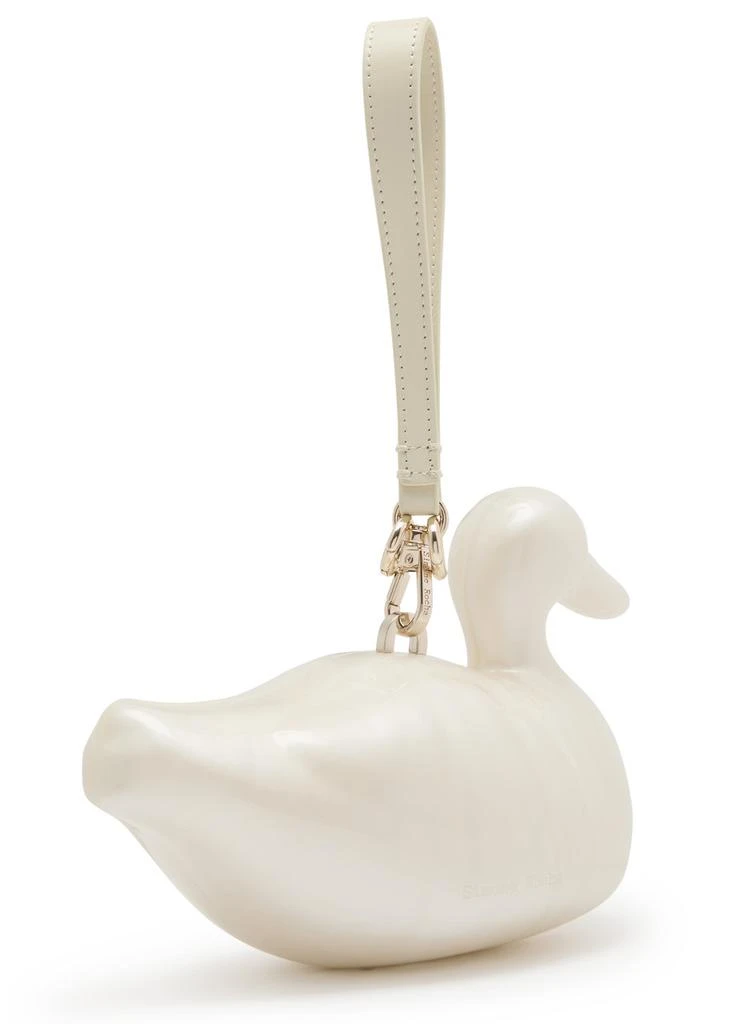 Simone Rocha Duck pearlescent acrylic cross-body bag 2