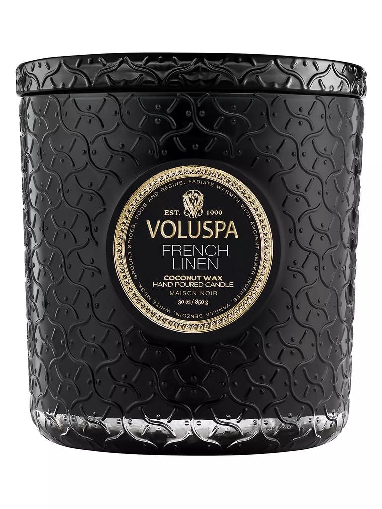 Voluspa French Linen Luxe Candle