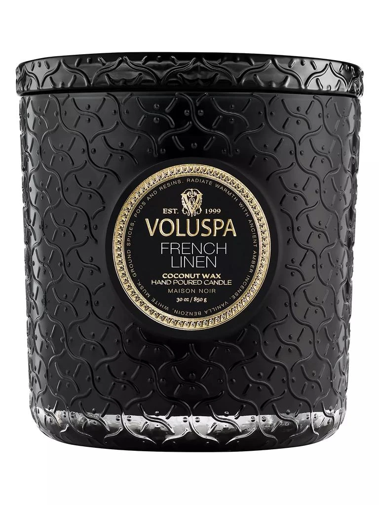 Voluspa French Linen Luxe Candle 2