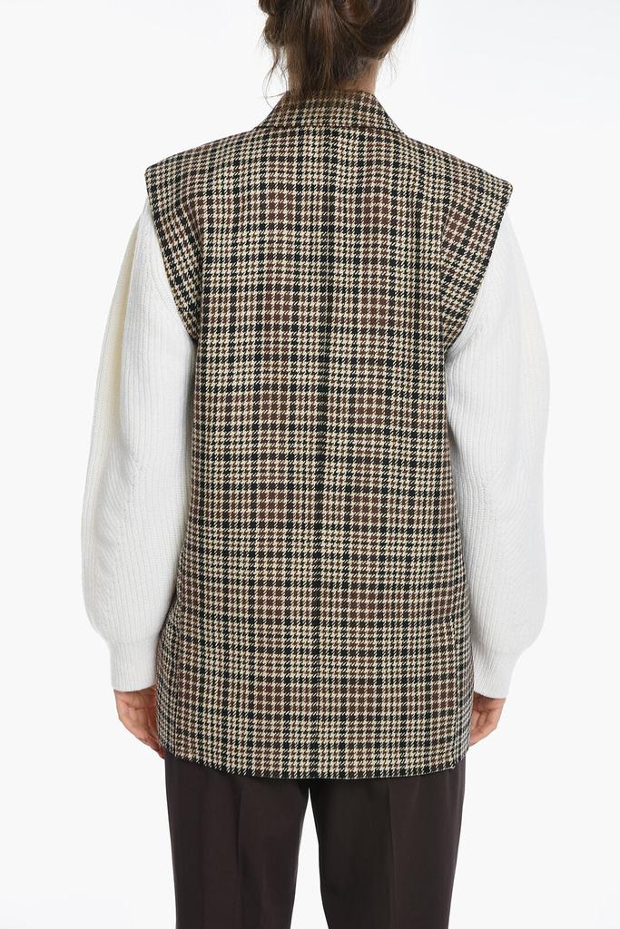 Birgitte Herskind Houndstooth Motif Wool WALTER Double Breast Vest