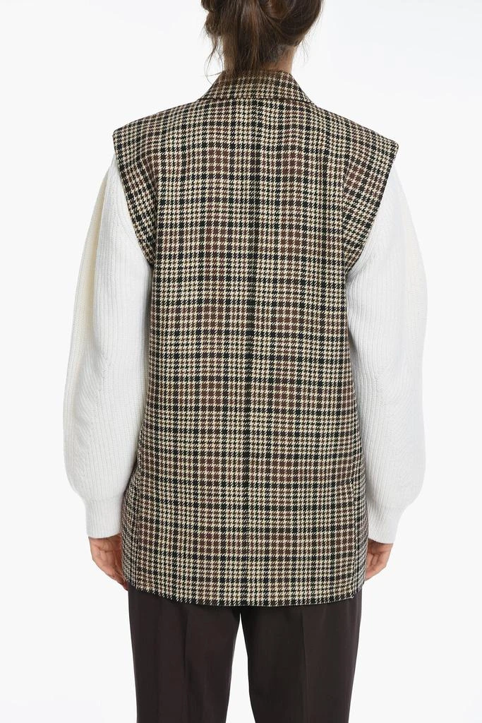 Birgitte Herskind Houndstooth Motif Wool WALTER Double Breast Vest 2
