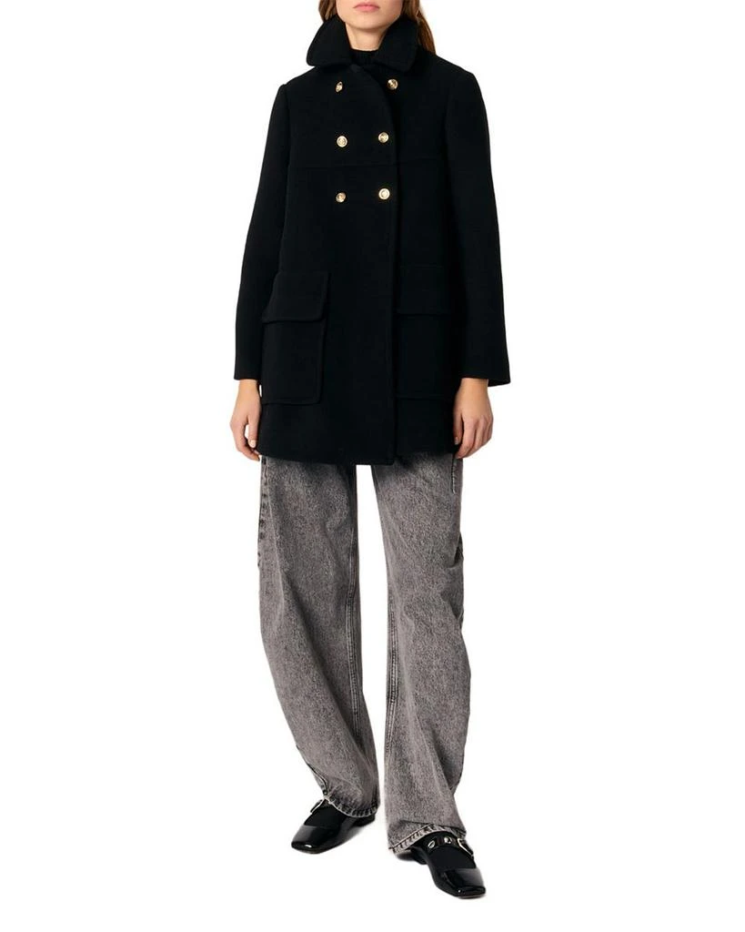 Maje Wool Blend Coat 2