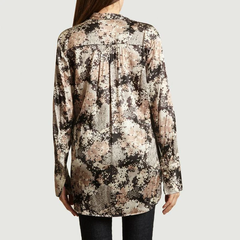 BY MALENE BIRGER Mabillon printed blouse Dark grey mel BY MALENE BIRGER 3