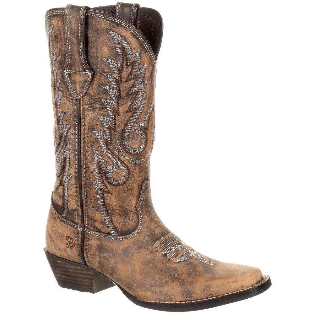 Durango Dream Catcher Distressed Square Toe Cowboy Boots
