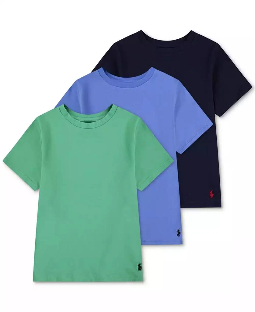 Ralph Lauren Big Boys Crewneck Undershirts, 3 Pack 1