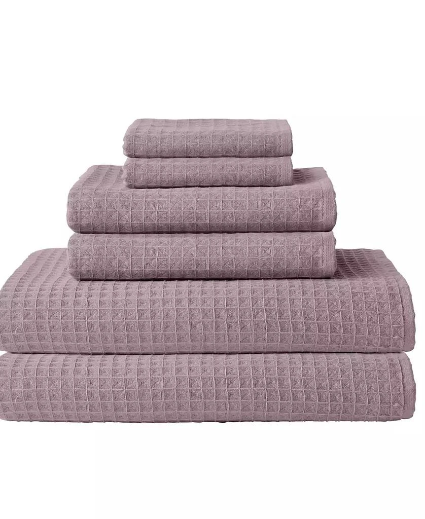 Uchino Waffle Twist 6-Pc. Bath Towel Set