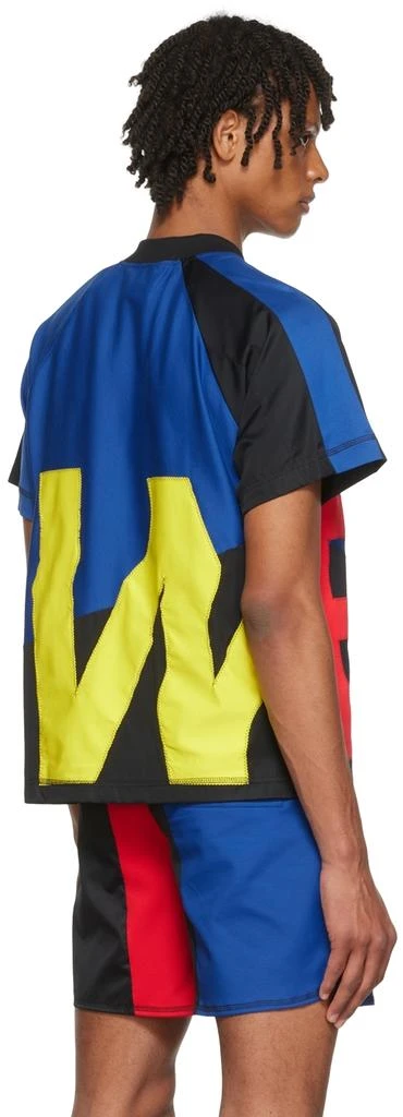 Bethany Williams Blue Recycled Polyester T-Shirt 3