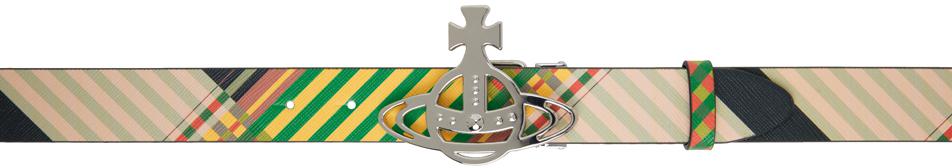 Vivienne Westwood Multicolor Orb Buckle Belt
