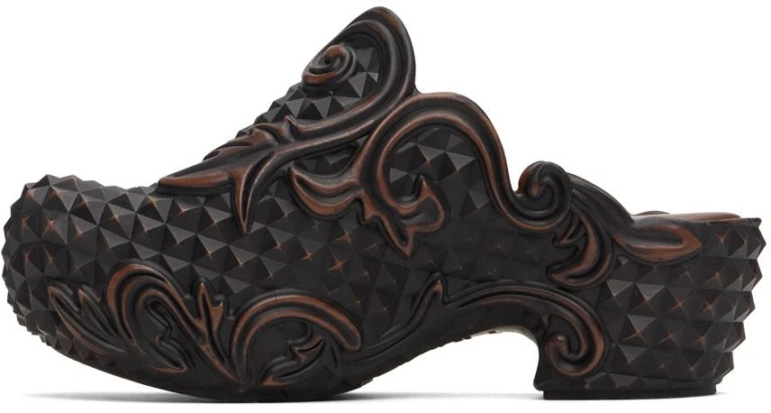Y/Project Brown Melissa Edition Court Clogs 3