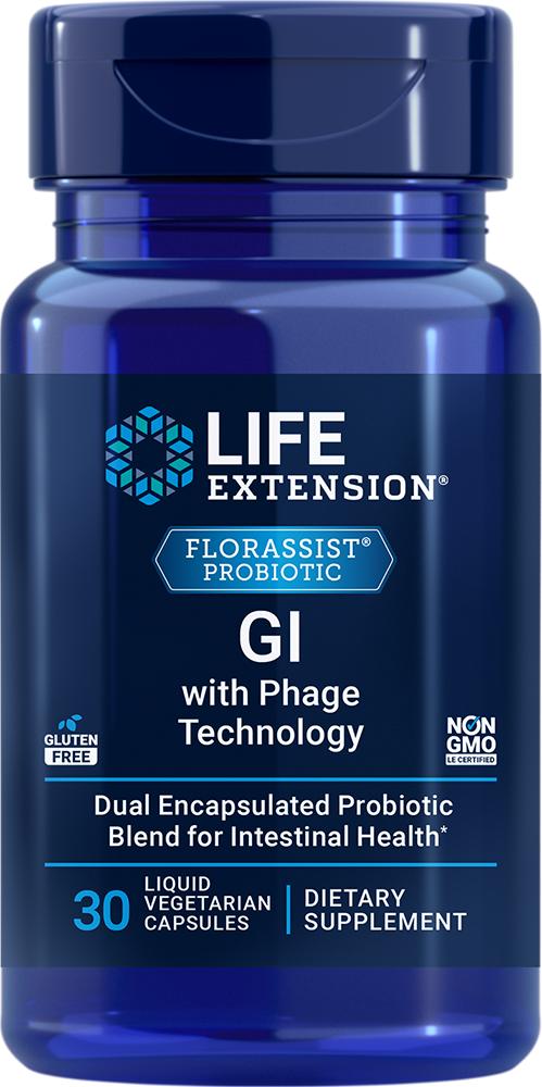 Life Extension Life Extension FLORASSIST® GI with Phage Technology (30 liquid capsules, Vegetarian)