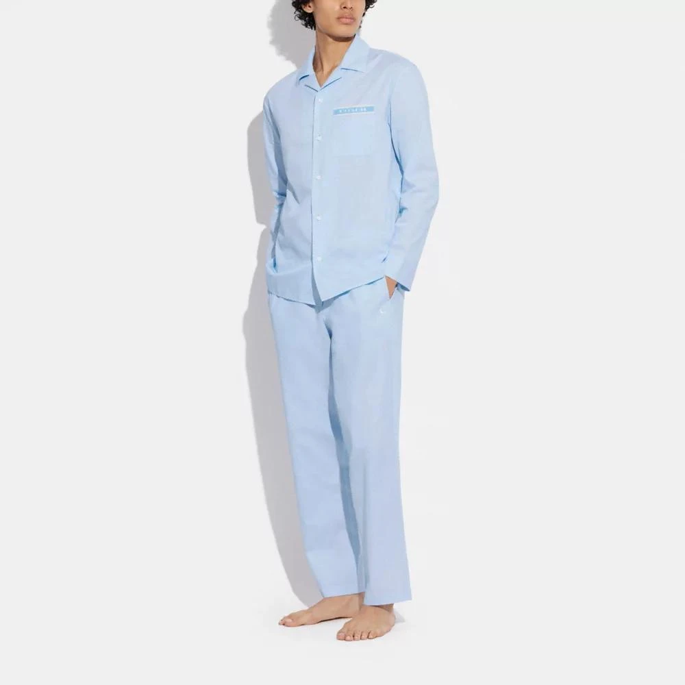 COACH® Long Sleeve Pajama Set 2