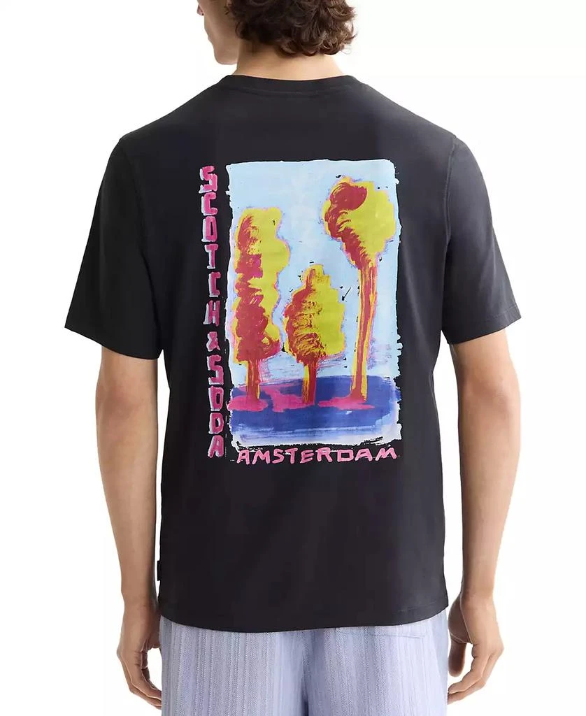 Scotch & Soda Men's Short Sleeve Double Graphic Crewneck T-Shirt 2