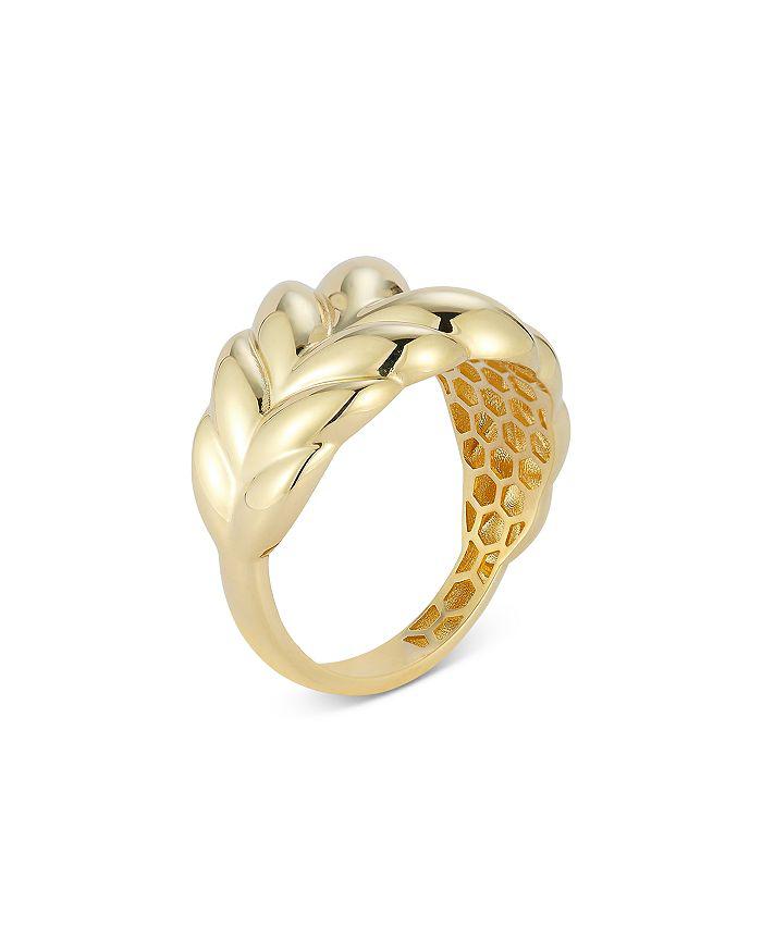 Bloomingdale's Bold Woven Ring in 14K Yellow Gold