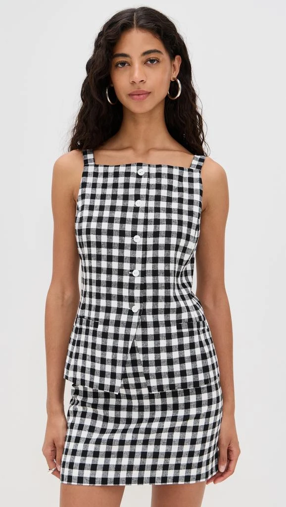 Wayf Gracie Gingham Vest 6