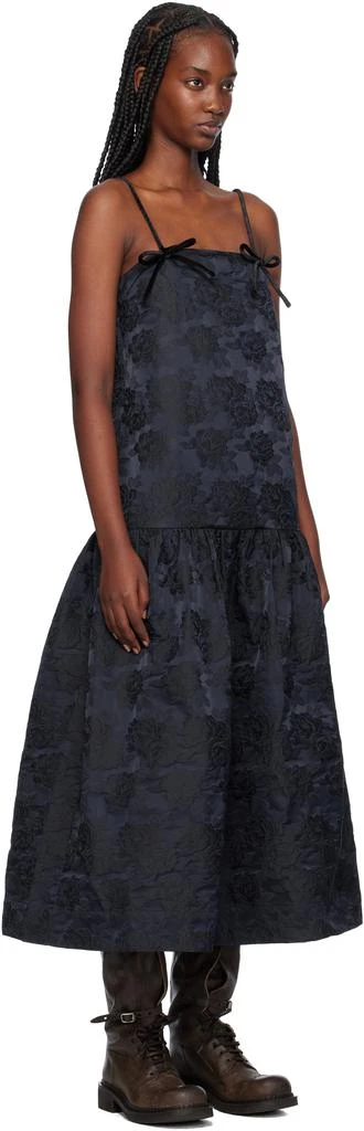 midi formal dresses women Berylove Women White Formal Dress with Short Sleeves Jacquard Round Neck Midi Wedding Guest Dress, White / US16