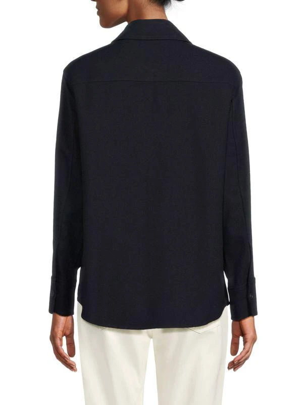 Vince Brushed Wool Blend Shirt 2