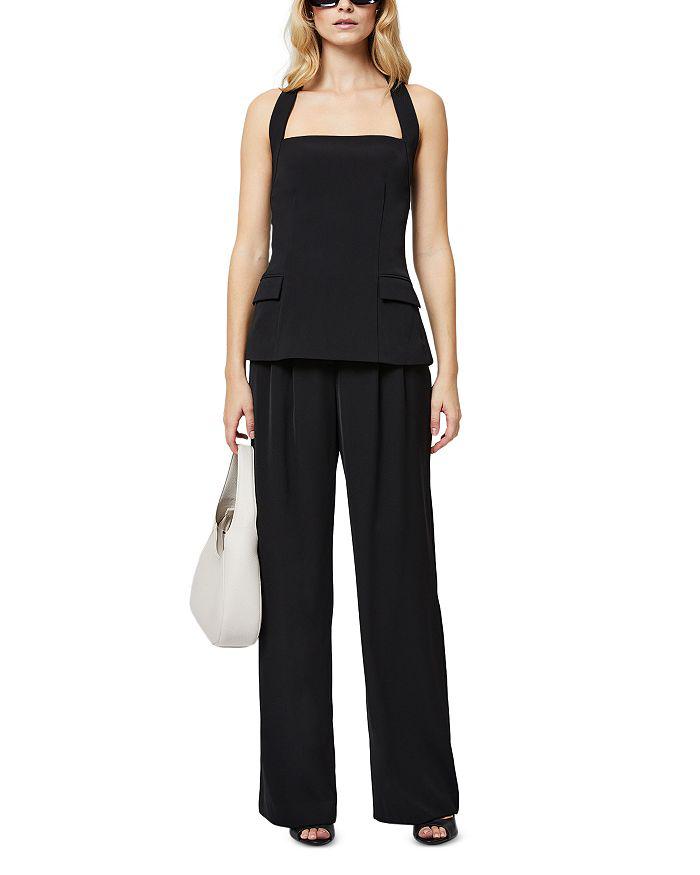 French Connection Harrie Suiting Halter Neck Top