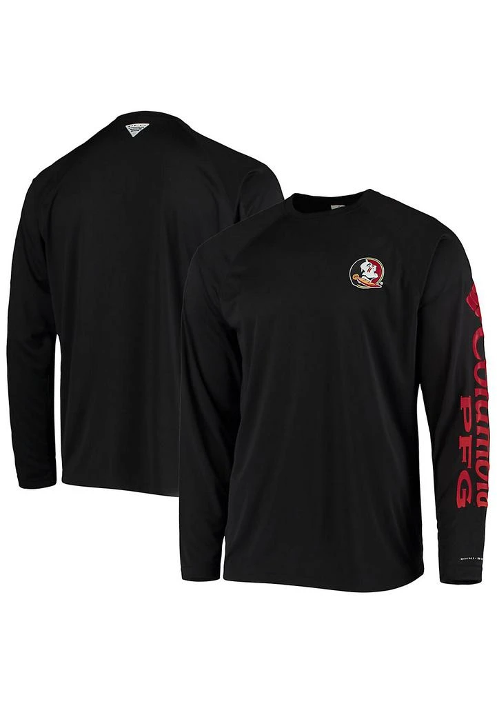 Columbia NCAA Florida State Seminoles Terminal Tackle Omni-Shade Raglan Long Sleeve T-Shirt