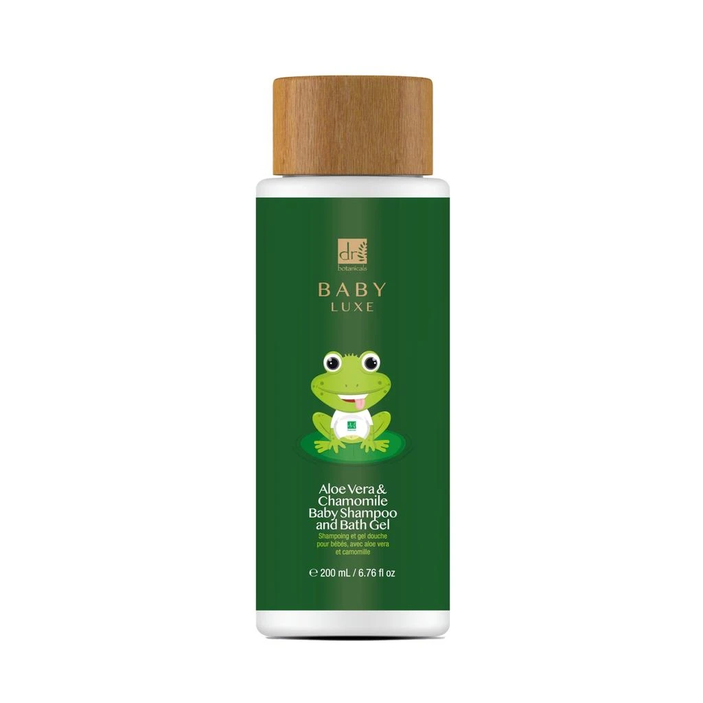 Dr. Botanicals Baby Lux Aloe Vera & Chamomile Baby Shampoo & Bath Gel 200ml Twin Value Savings Pack 2