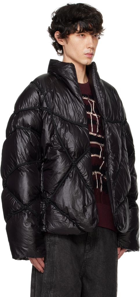 NAMESAKE Black Angler Binded Puffer Jacket
