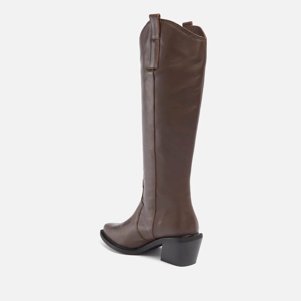 ALOHAS ALOHAS Women's Mount Leather Knee High Western Boots 3