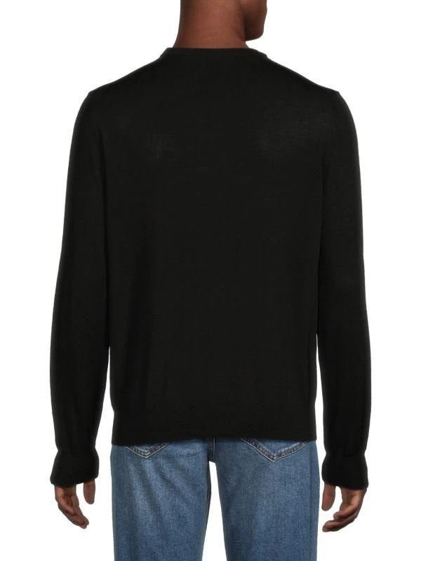 Bruno Magli Classic Fit Merino Wool Crewneck Sweater 2