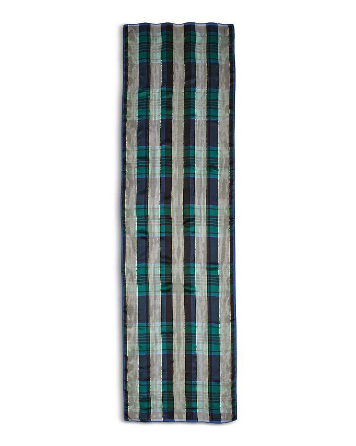 Echo Design Holiday Plaid Silk Wrap 2