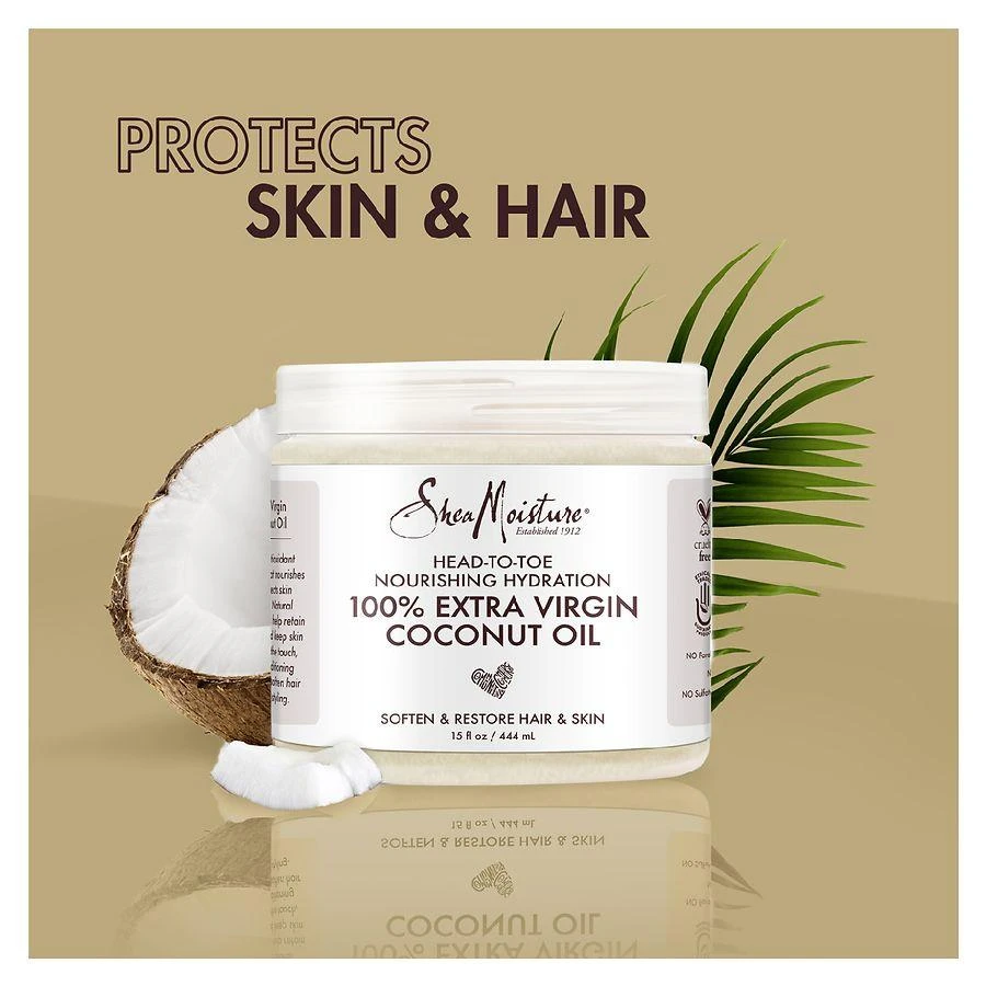 SheaMoisture 100% Extra Virgin Coconut Oil Moisturizer Nourishing Hydration 5