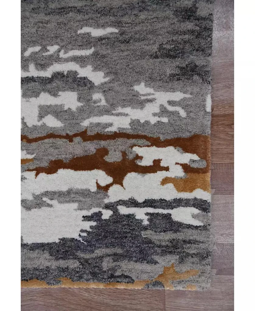 Amer Rugs Abstract ABS-3 Orange 5' x 8' Area Rug 5