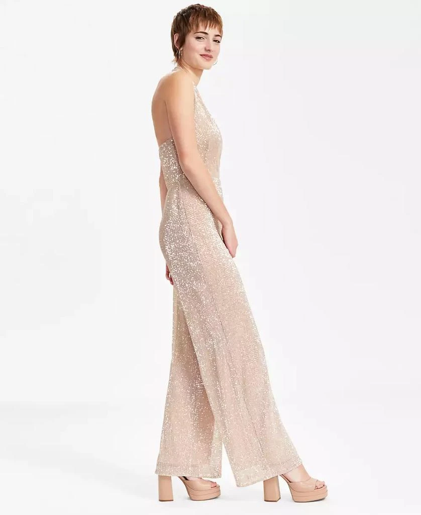 GUESS Women's Sequin Halter Jumpsuit 3