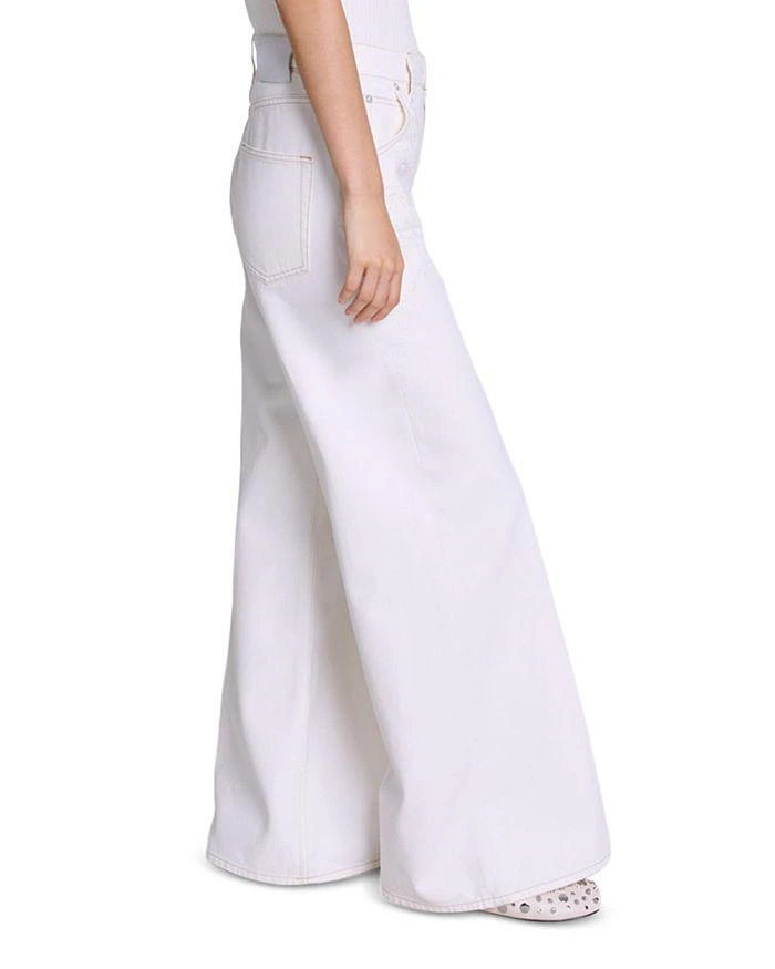 Maje Ploom Jeans in White 4