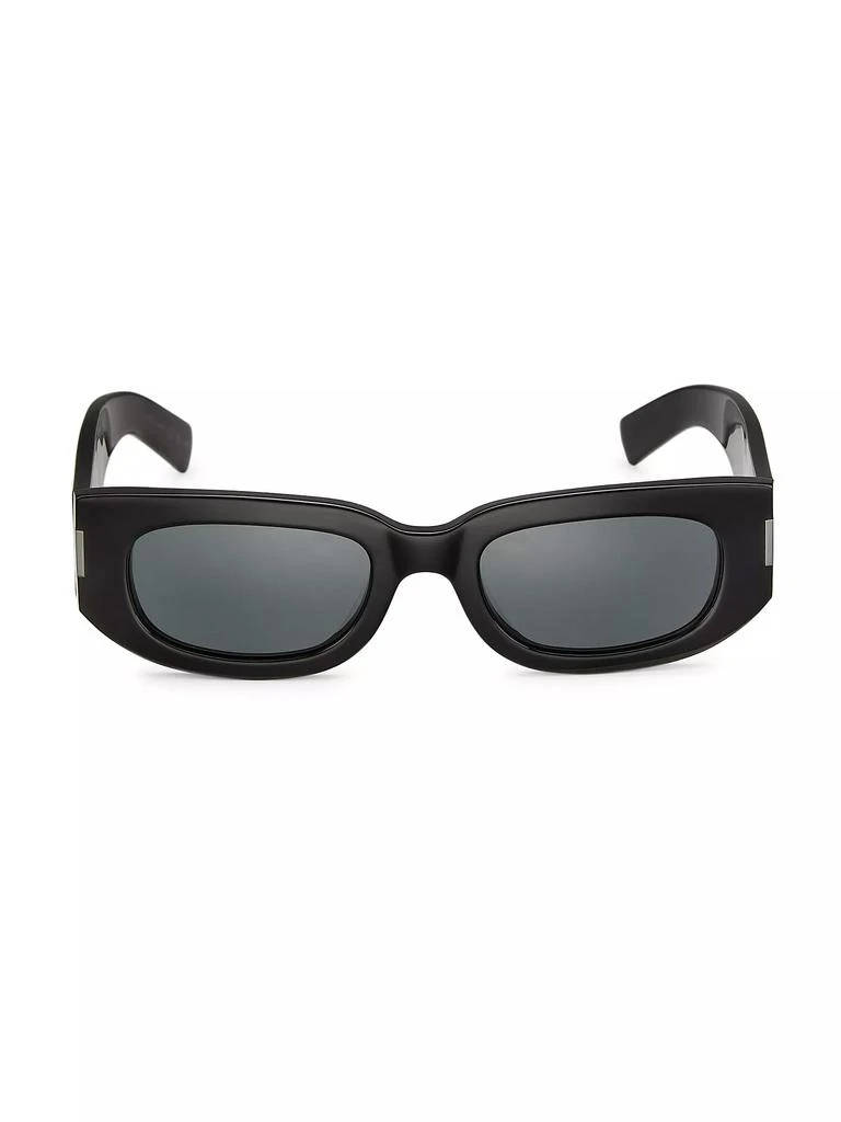Bold Corner Angle 51MM Oval Acetate Sunglasses – On Sale Now  display picture 3